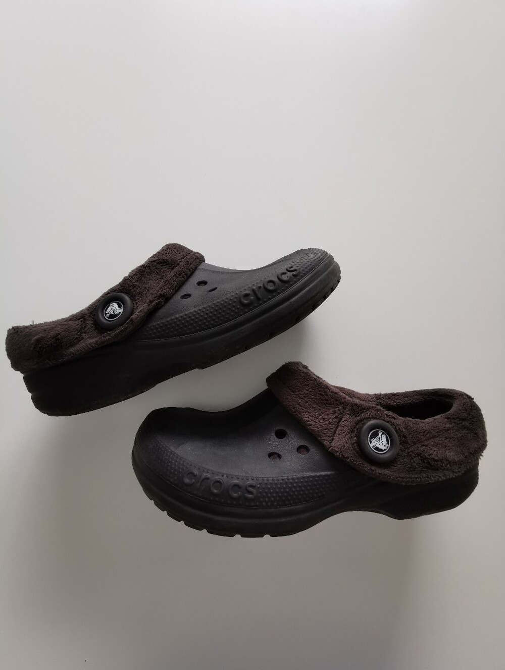 CROCS Black Fuzzy-Lined Clog Removal Liner Unisex Mens 7 Womens 9